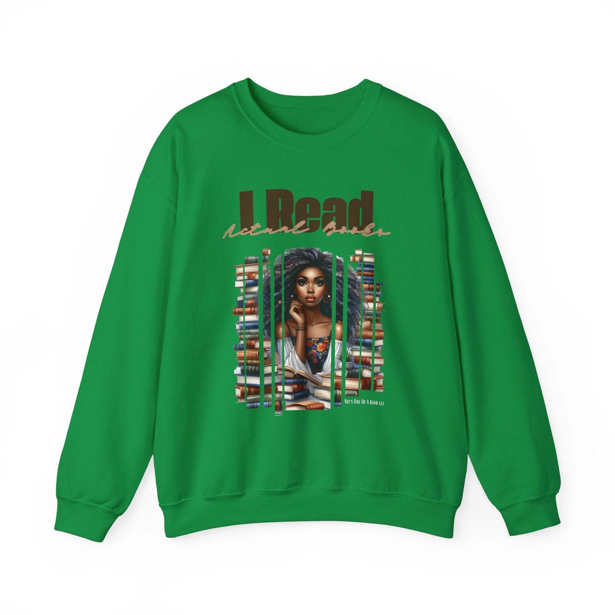 read actual books Unisex Heavy Blend™ Crewneck Sweatshirt